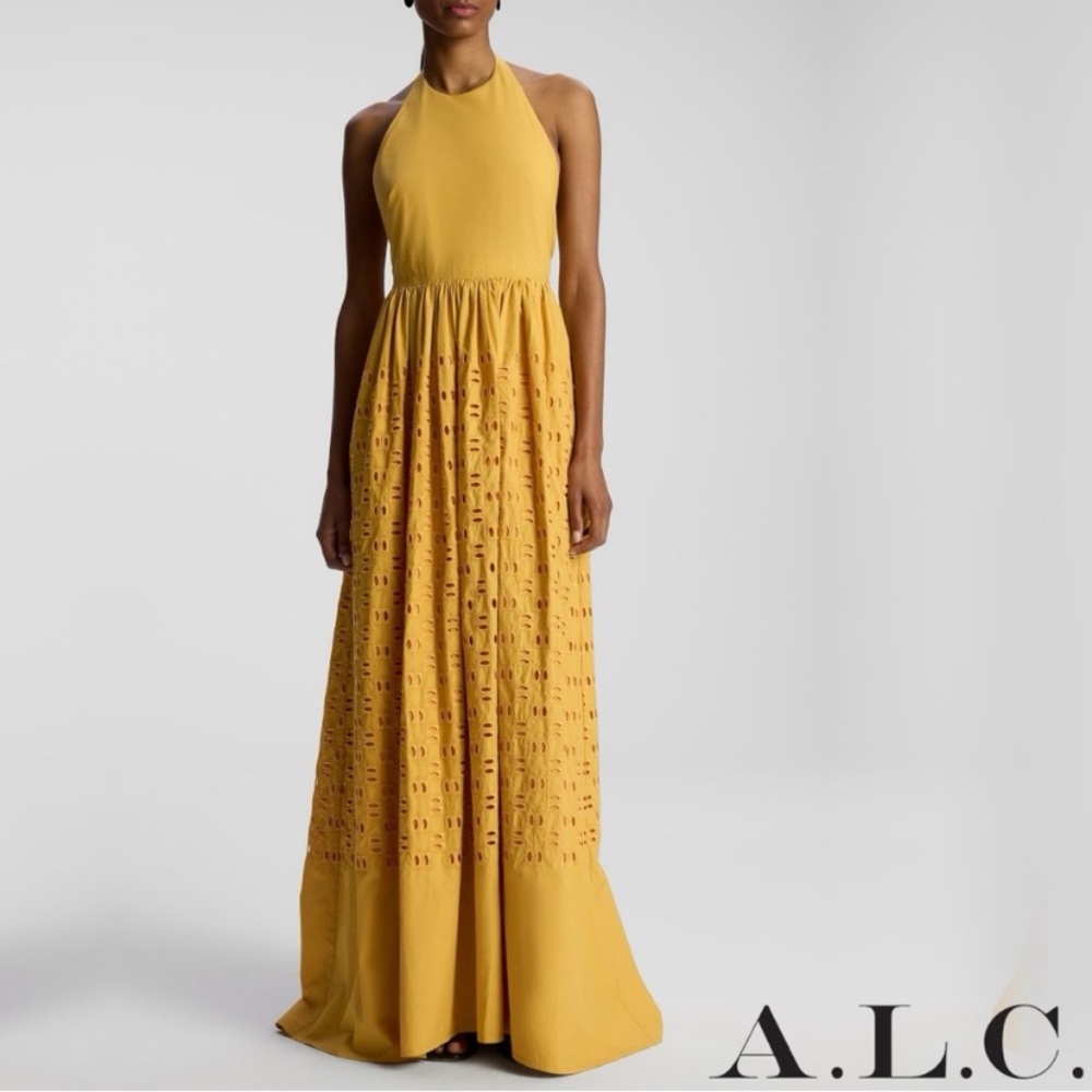 Last time ✨ Blair Cotton Eyelet
Maxi Halter Dress - Picture 4 of 9